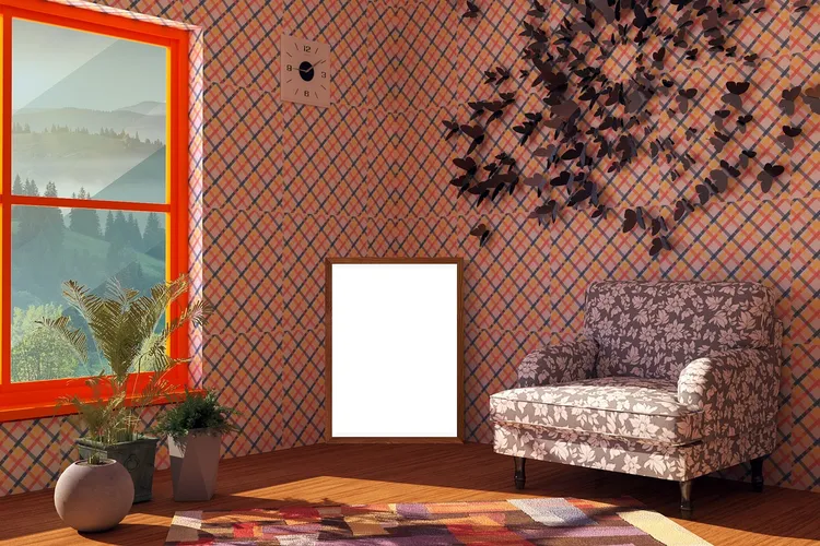 كنبات أنيقة في تصميم داخلي