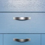 تصميم مطبخ باللون السماوي
