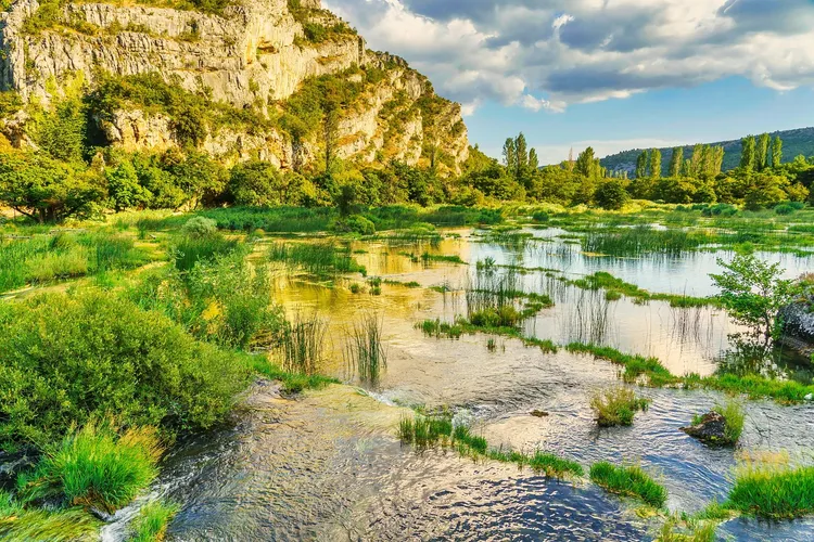 منظر طبيعي لنهر العذراء