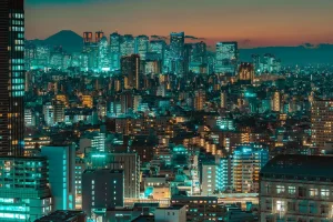 صورة لمدينة اوساكا في اليابان
