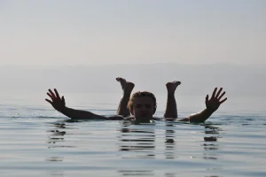 صورة للبحر الميت في الاردن