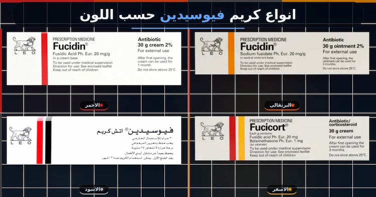 أنواع كريم فيوسيدين