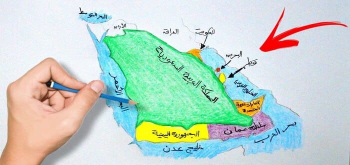 خريطة السعودية تلوين