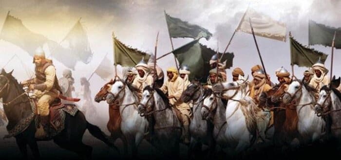 خريطة الفتوحات الإسلامية في عهد الخلفاء الراشدين