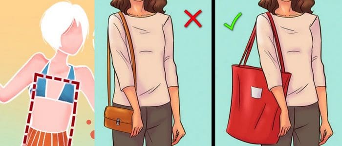 كيف تختاري حقيبة لشكل جسم المستطيل