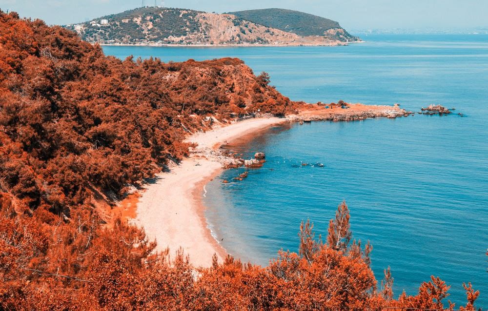 شاطئ Burgazada – بوغاز آدا.