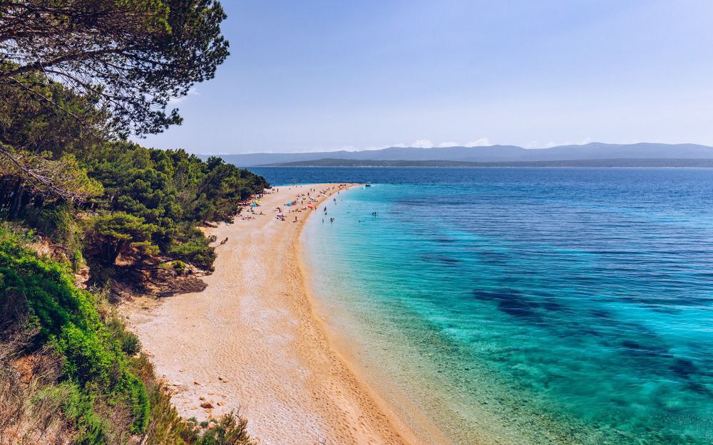 شاطئ زلانتي رات - Zlatni Rat. 2