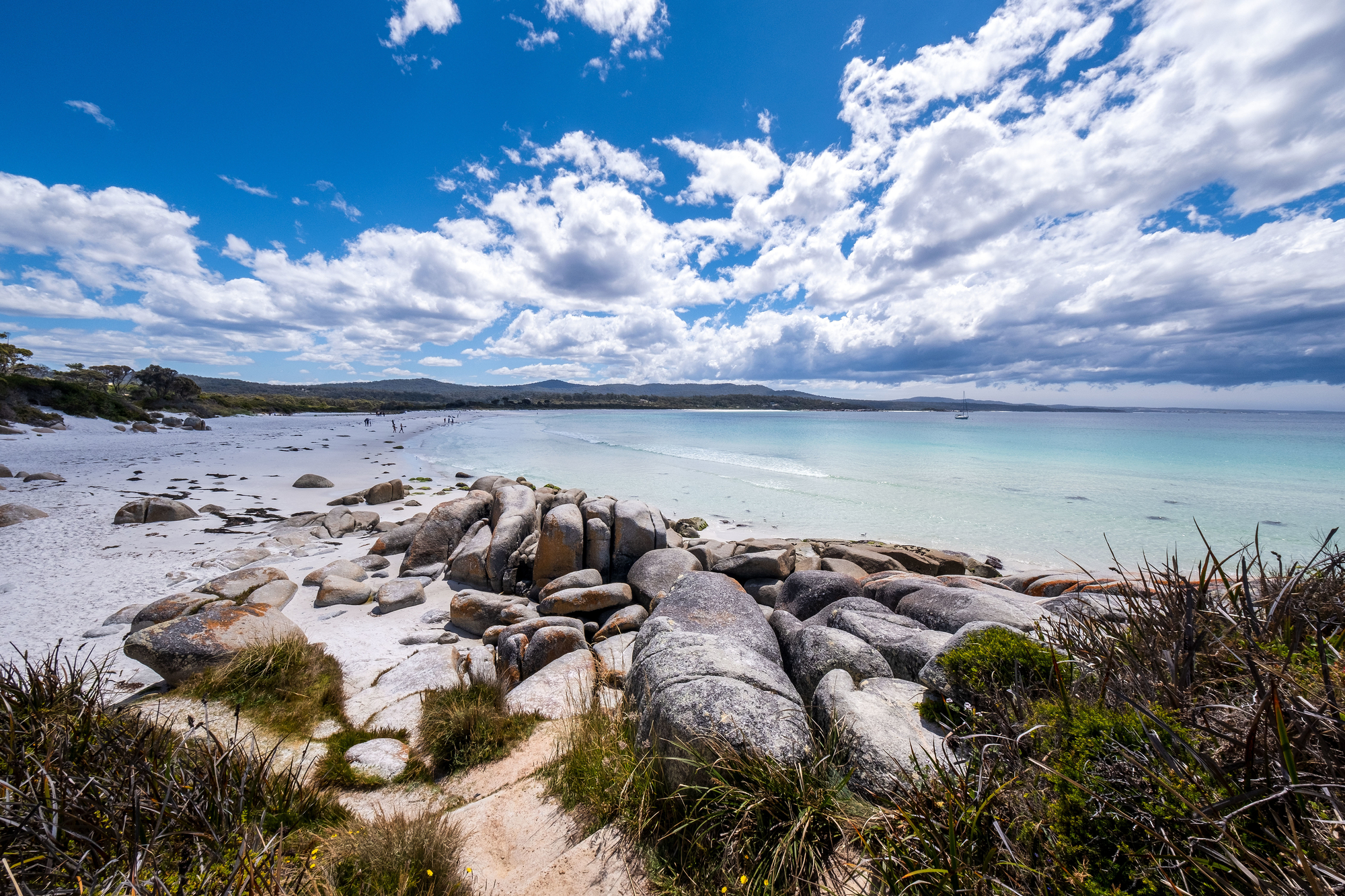 A beautiful scenery of the Bay of Fire at Tasmania, Australia
