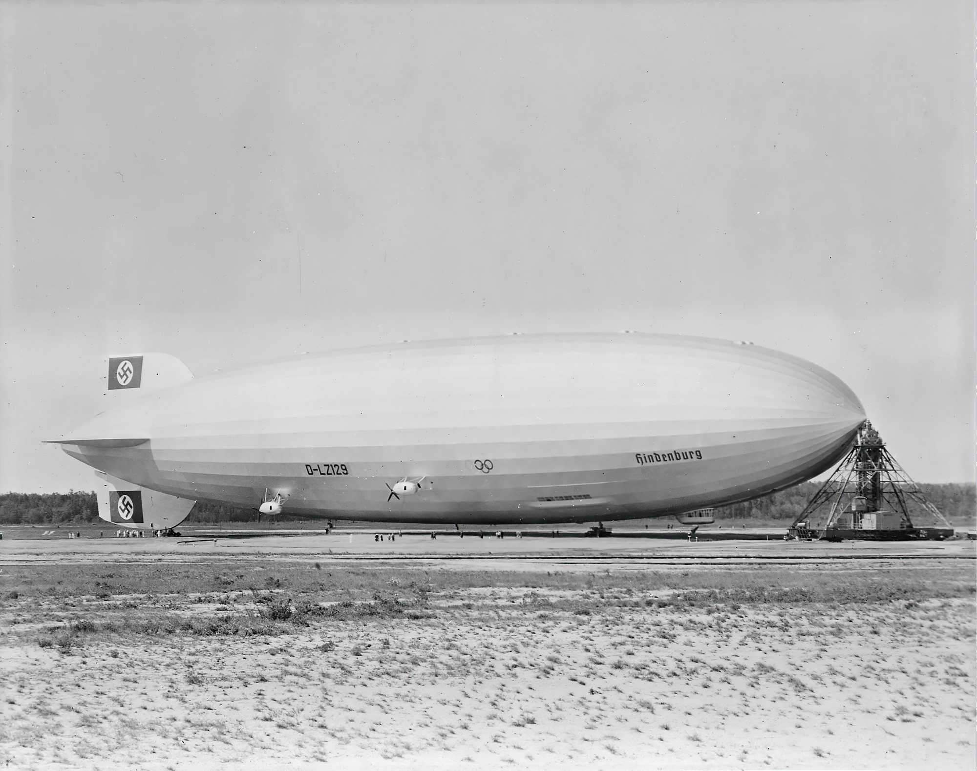 Old photograph showing Graf Zeppelin