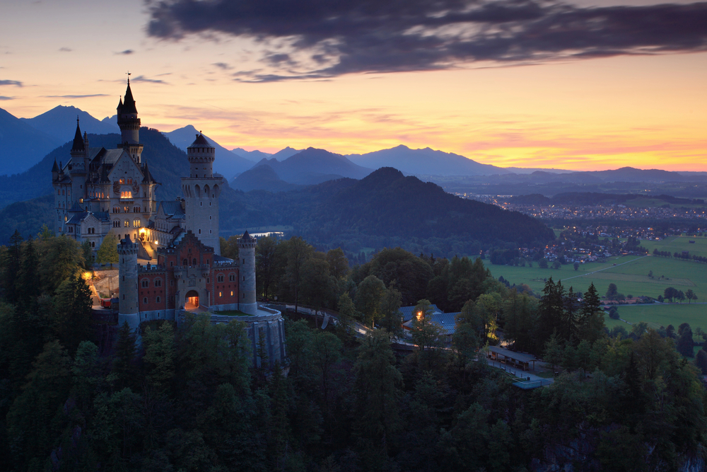 Beautiful Neuschwanstein castle
