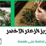 تفريز الزعتر الاخضر الطريقة التي تحافظ على طعمة