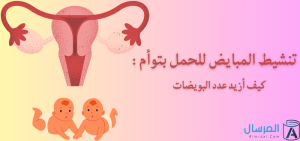 تنشيط المبايض للحمل بتوأم كيف ازيد عدد البويضات