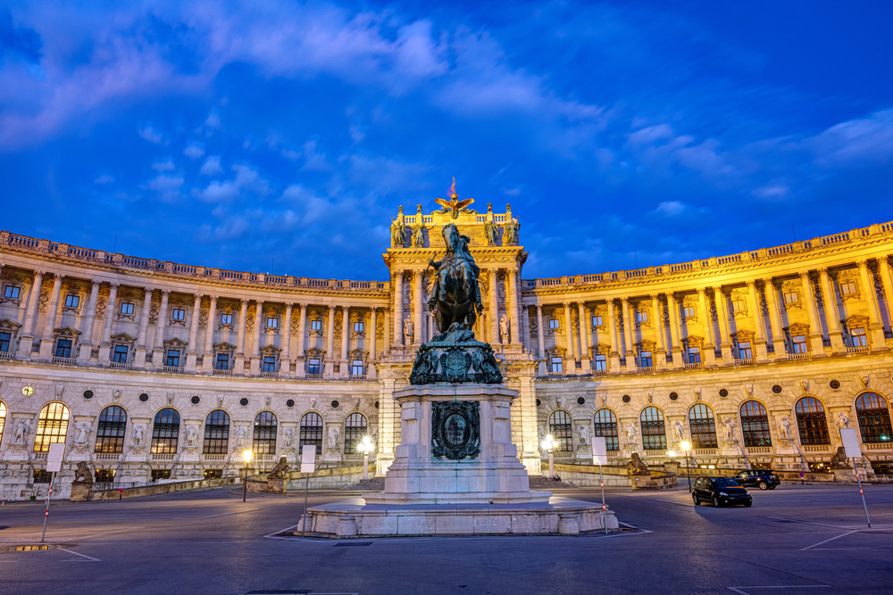The Neue Burg at Hofburg in Vienna