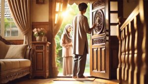 من فوائد الاستئذان التي تتعلق بالبيوت