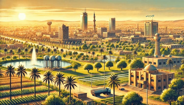 تعبير عن مدينة الخرج بالانجليزي