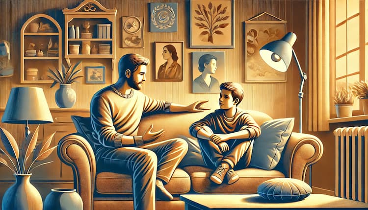 التعامل مع الابن المراهق