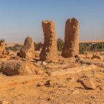 من اثار وطني أعمدة الرجاجيل في سكاكا الجوف