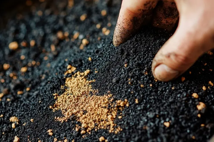 فسر غنى بعض الترب بمواد واملاح معدنية وفقرها بمواد اخرى