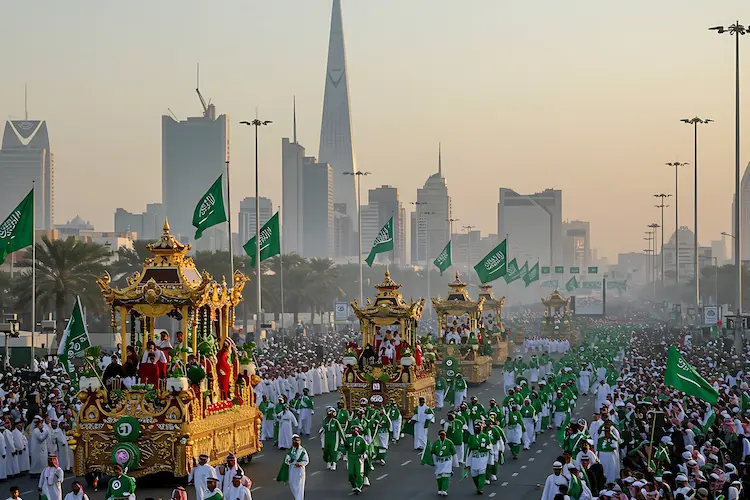 يقام المهرجان الوطني للتراث والثقافة الجنادرية سنويا في الرياض