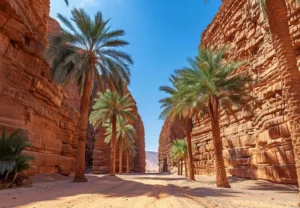 نتائج وجود المملكة في المنطقة الدافئة والجافة